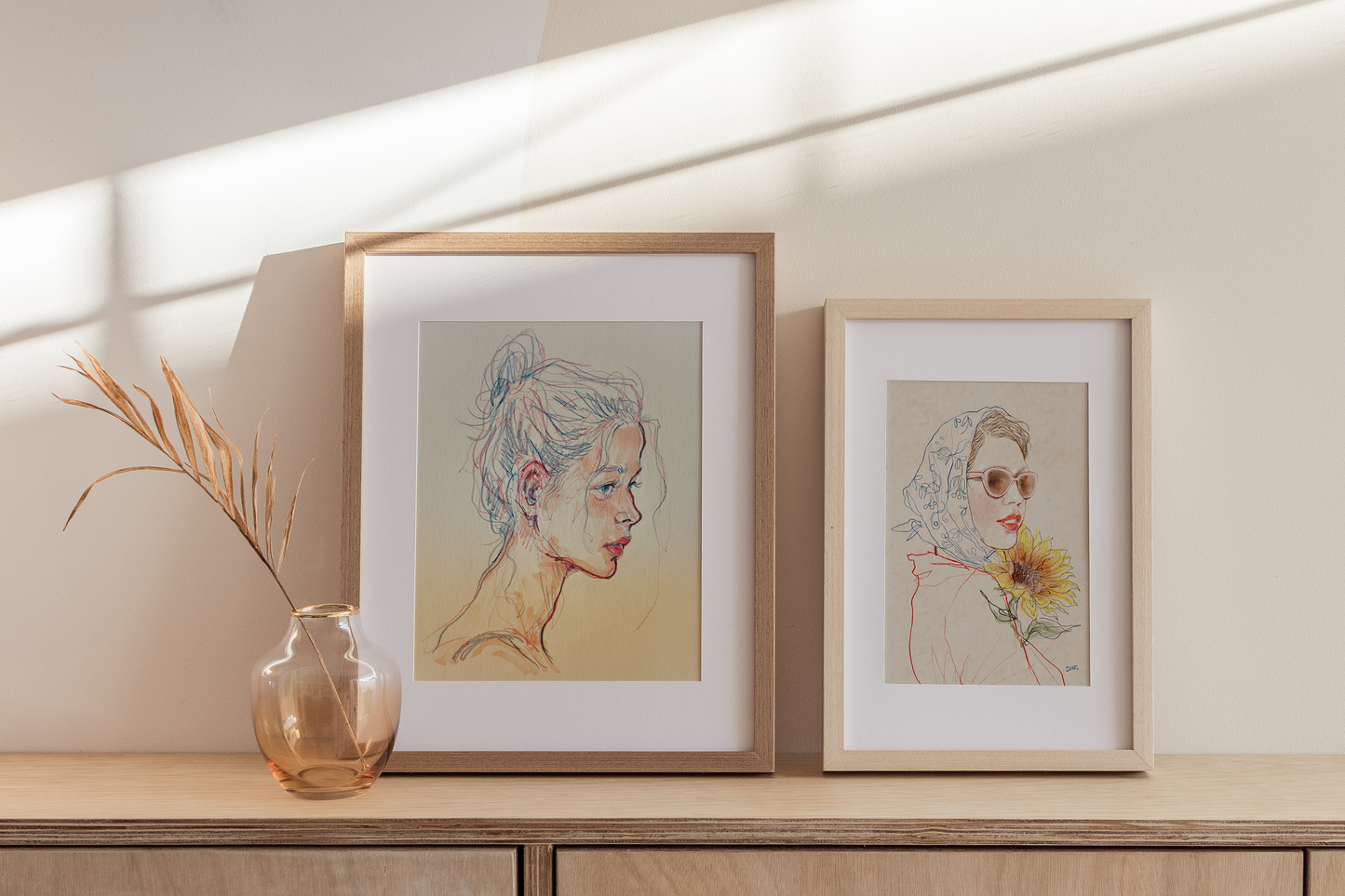 Girl In A Messy Bun