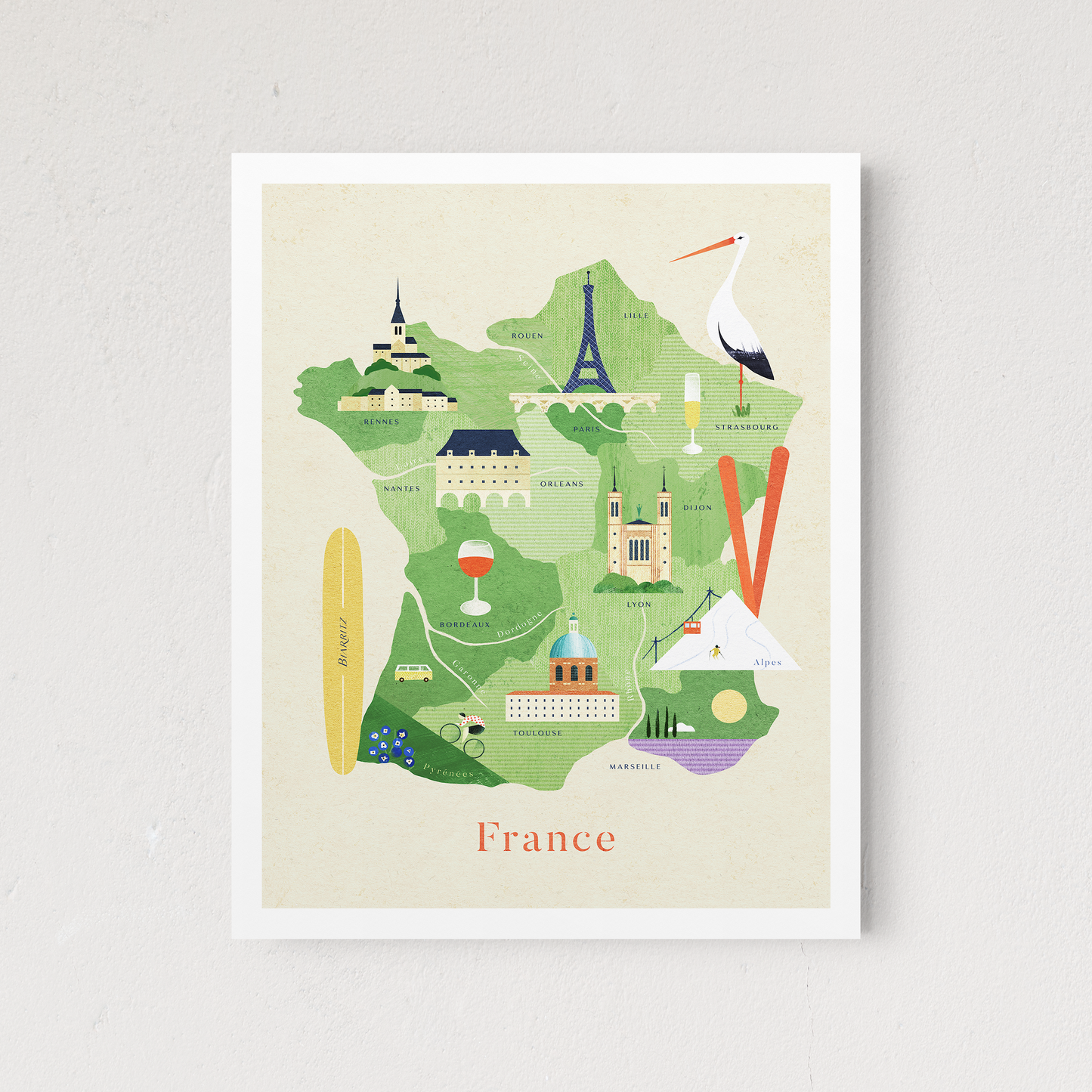 Map of France