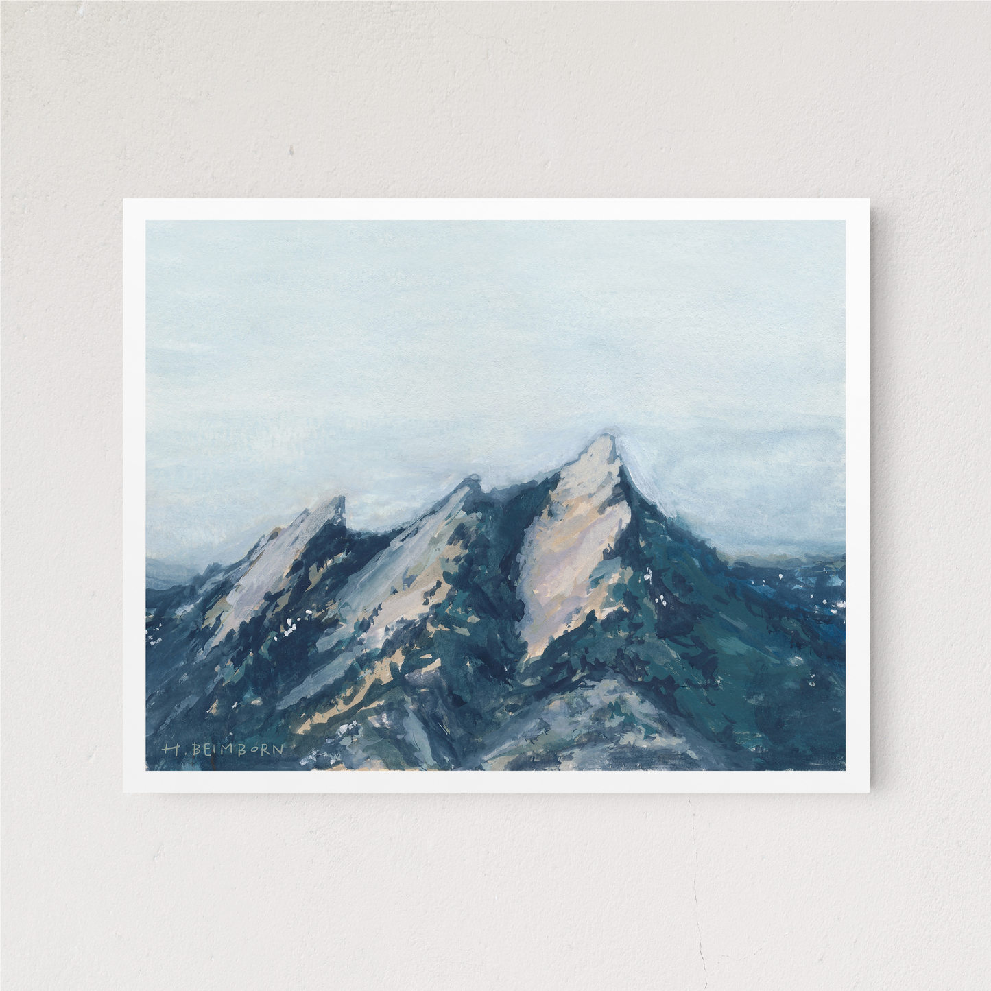 Rain on the Flatirons