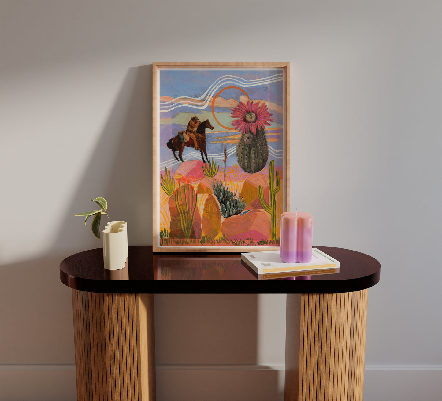 Wild West Mixed Media Collage