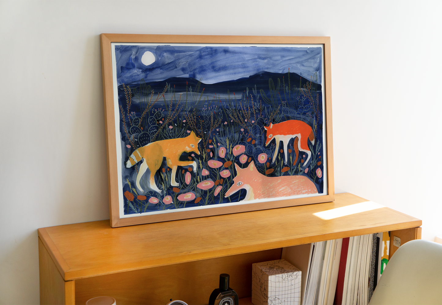 Desert Night Foxes