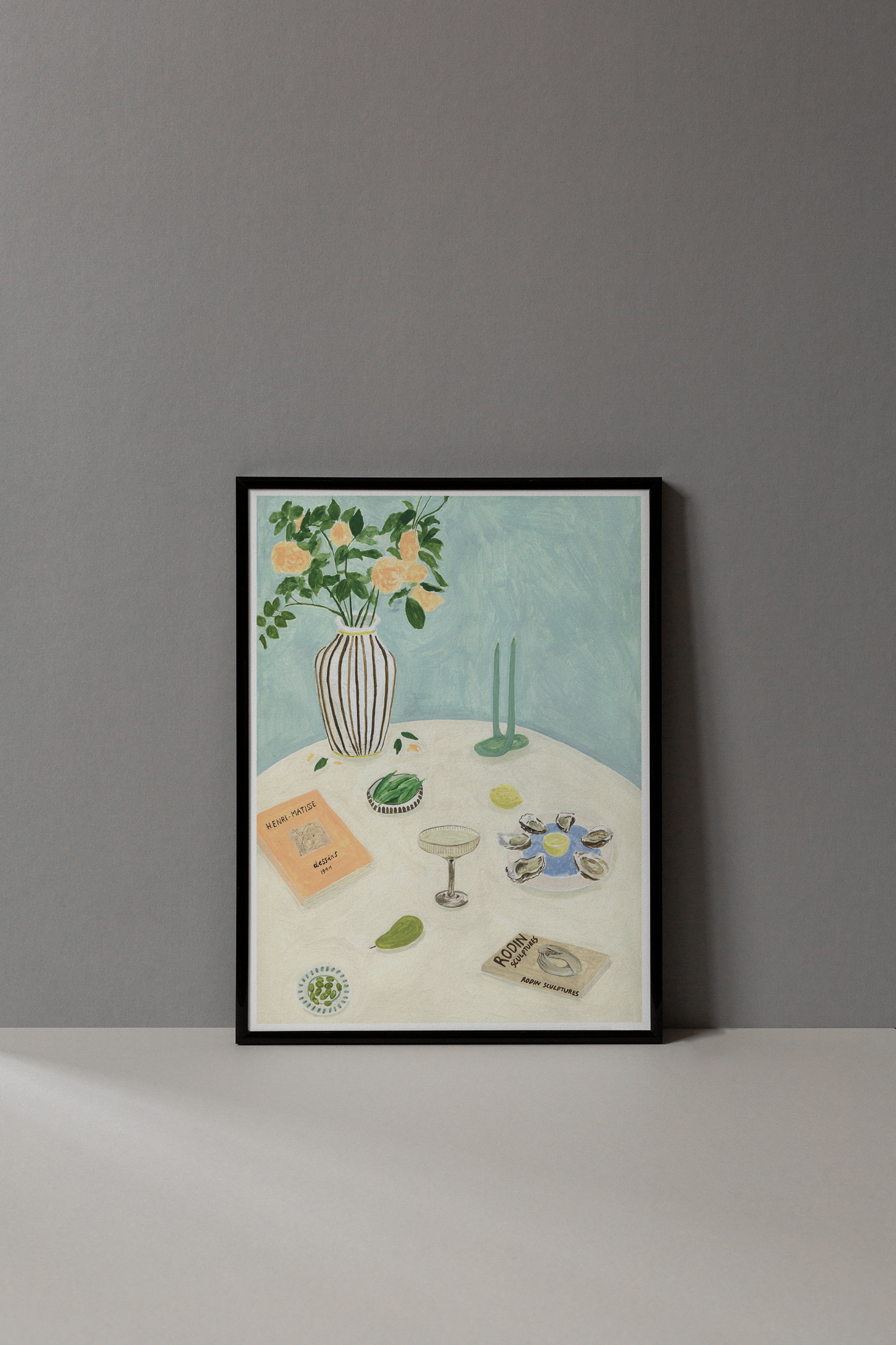 Art Books and Flowers