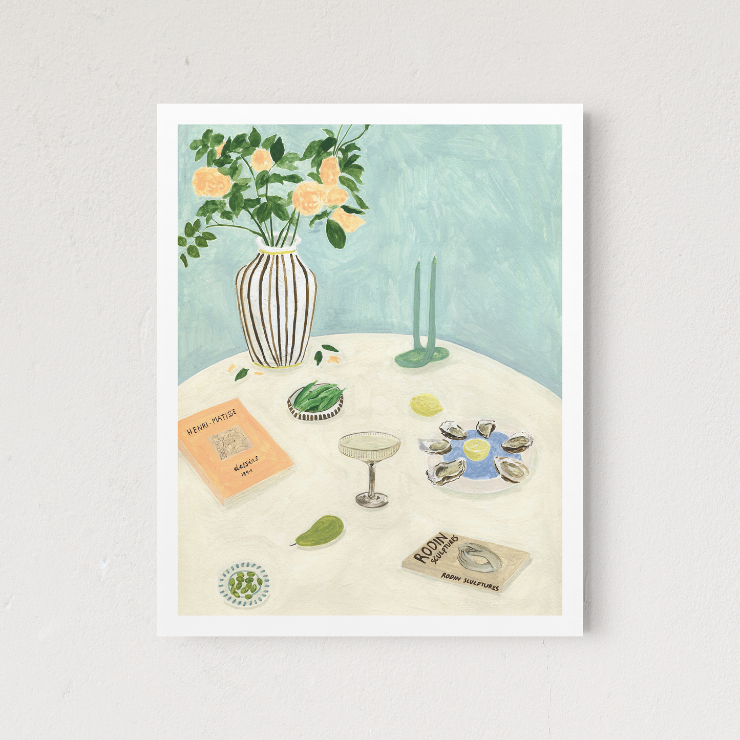 Art Books and Flowers