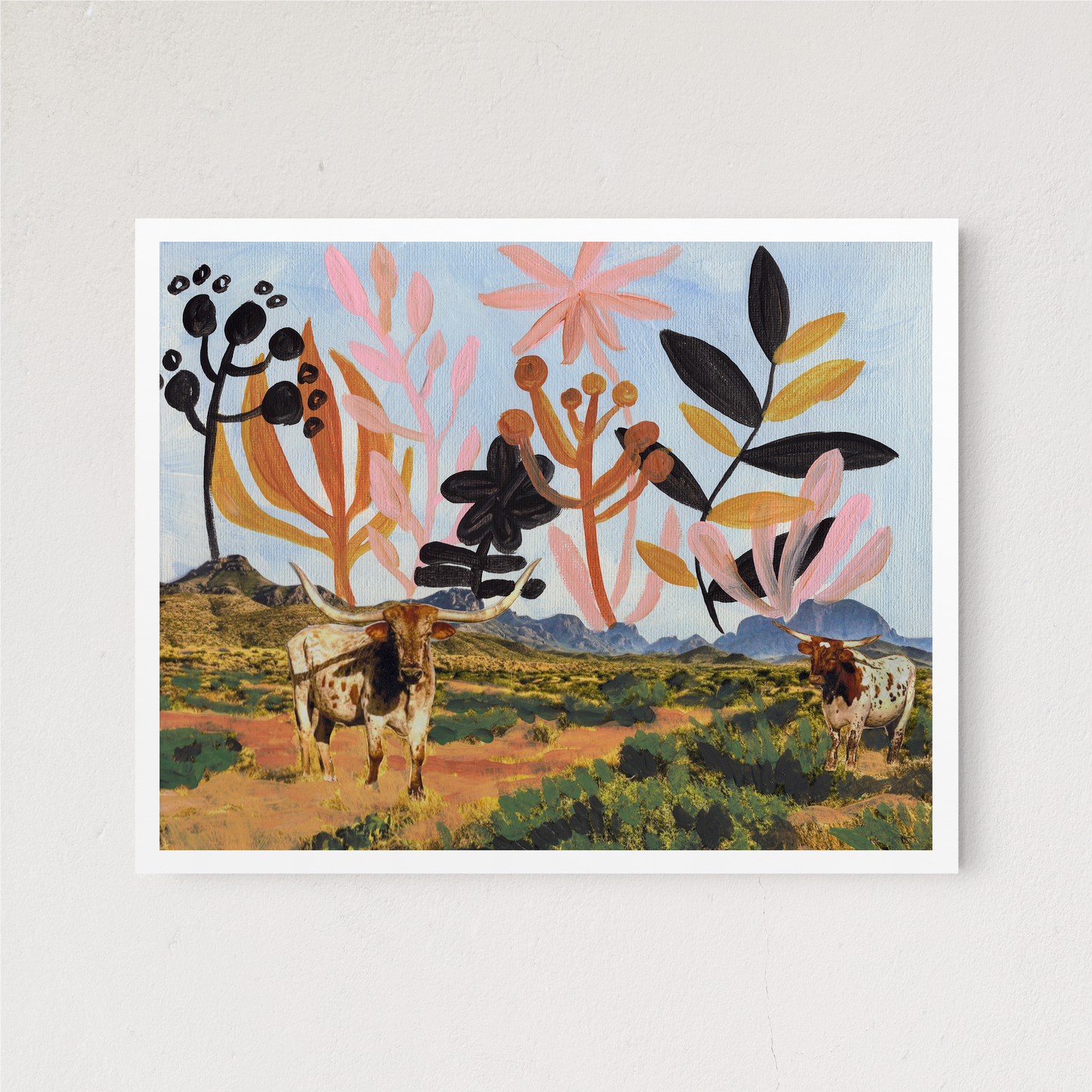 Big Bend Texas Longhorns Collage