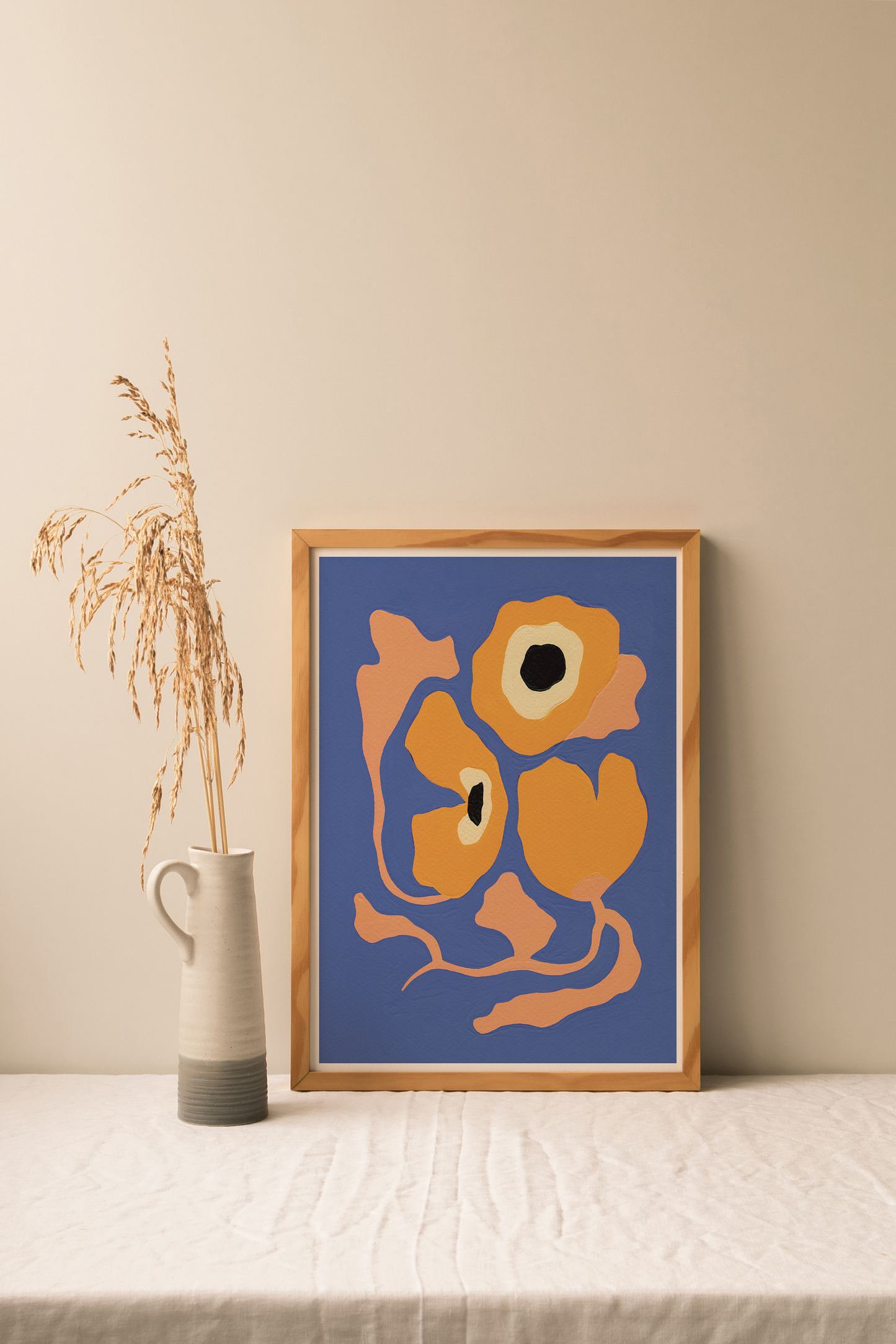 Cali Poppies in Blue