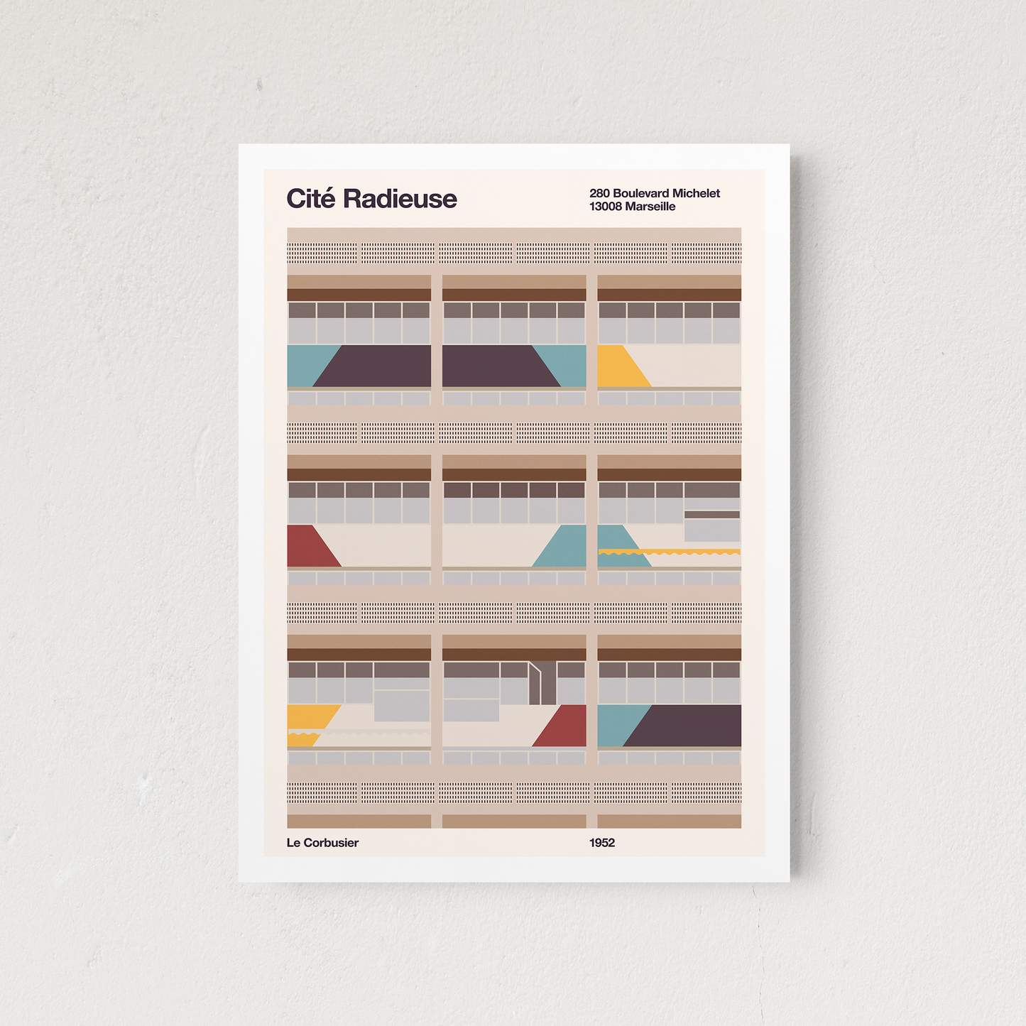 Cité Radieuse - Corbusier
