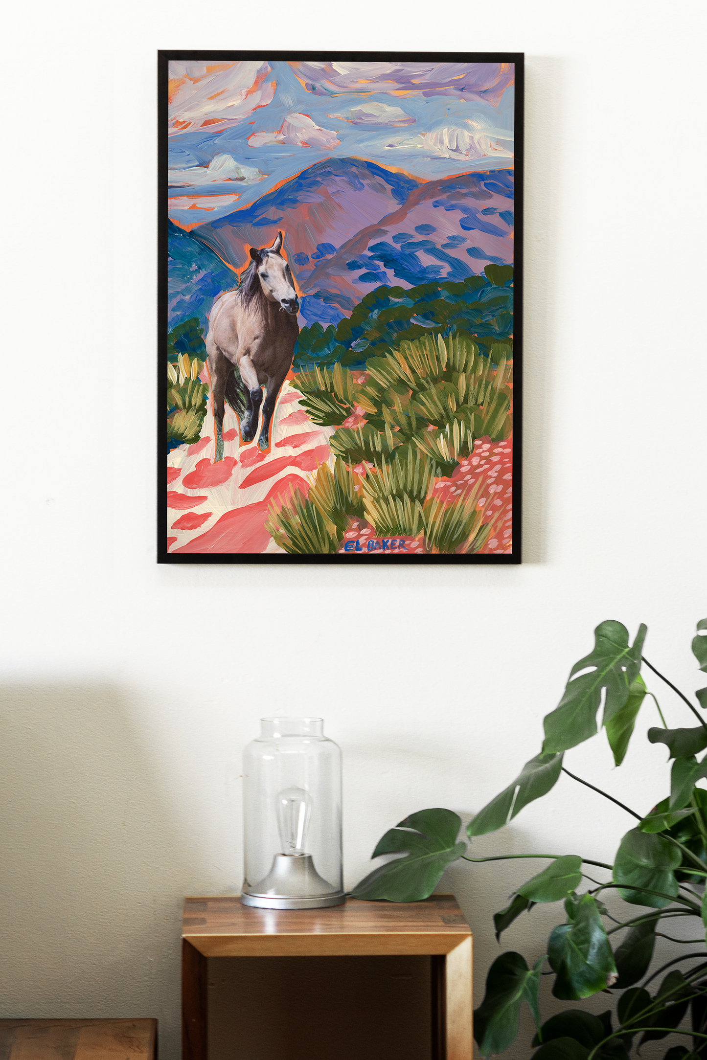Colorful Southwestern Desert Horse