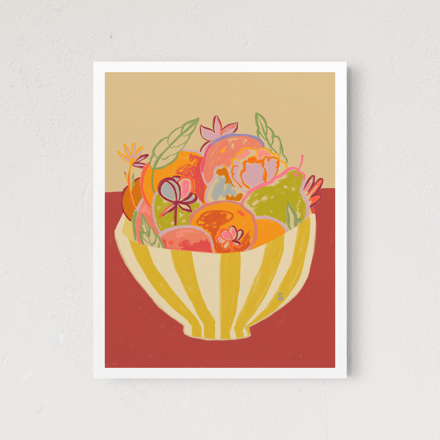 Fruit And Flower Bowl