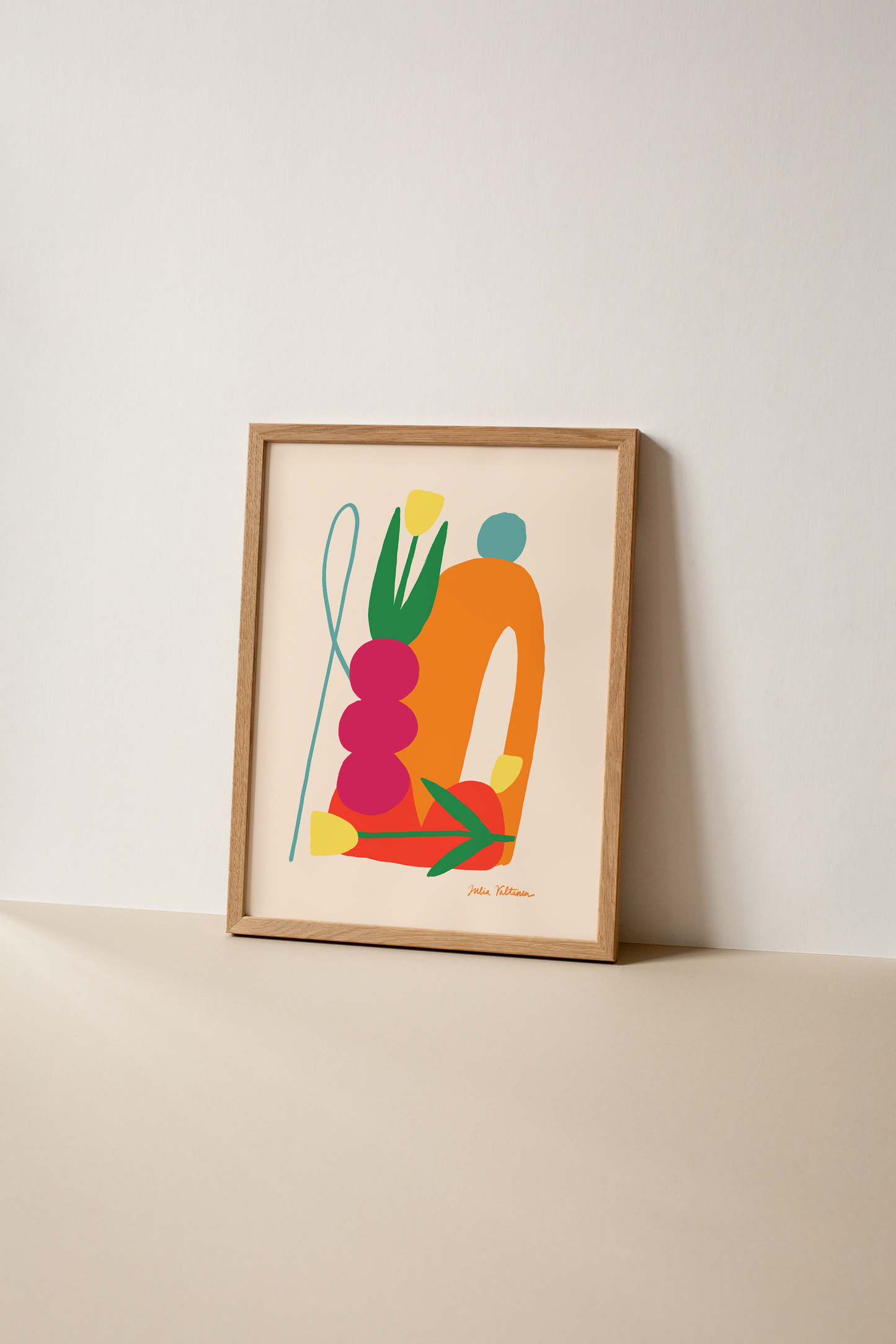 Orange Vase