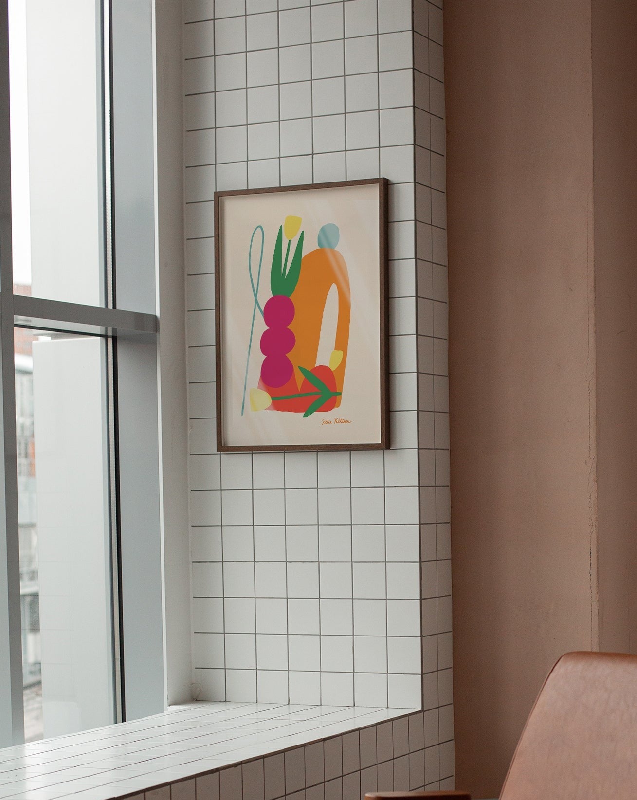 Orange Vase