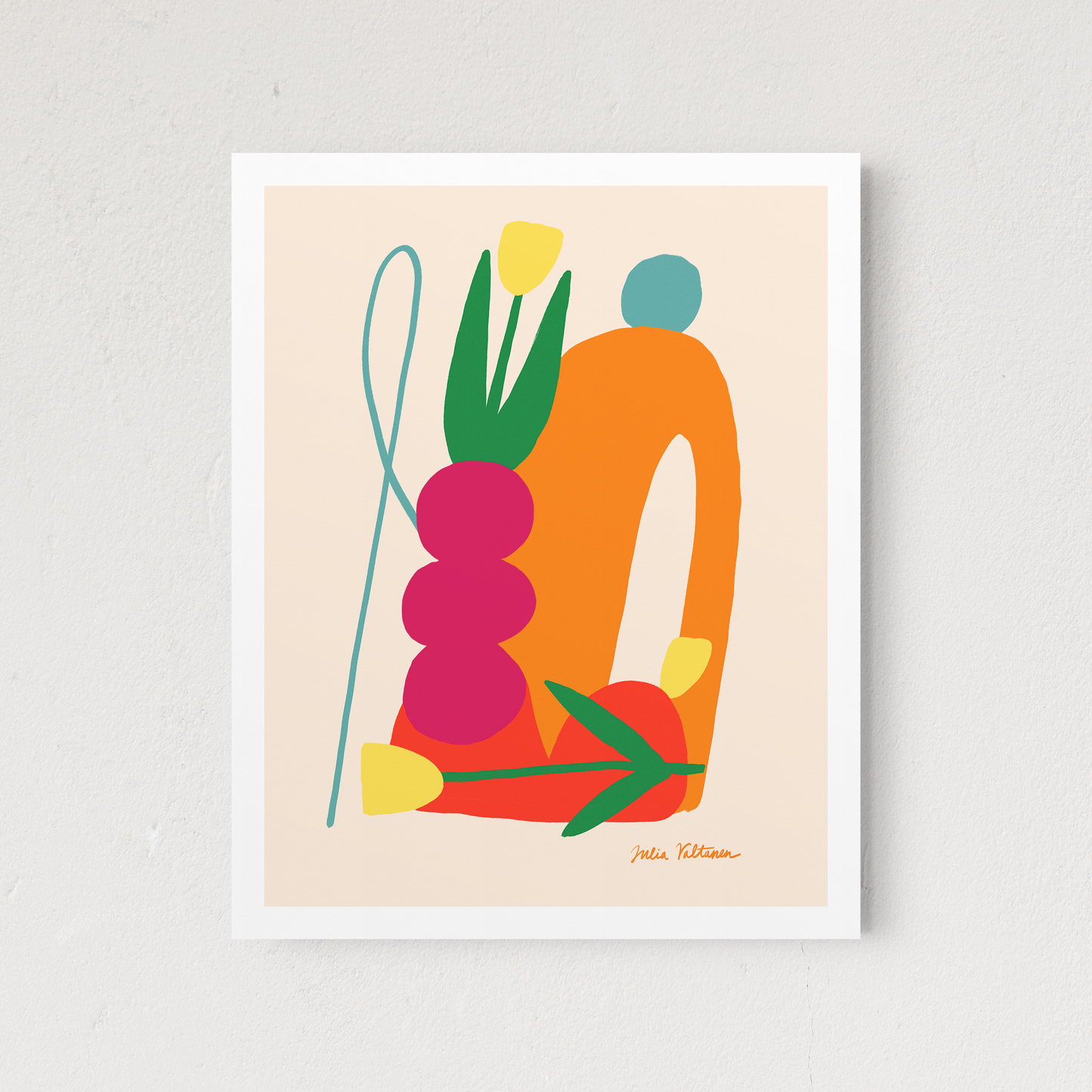 Orange Vase