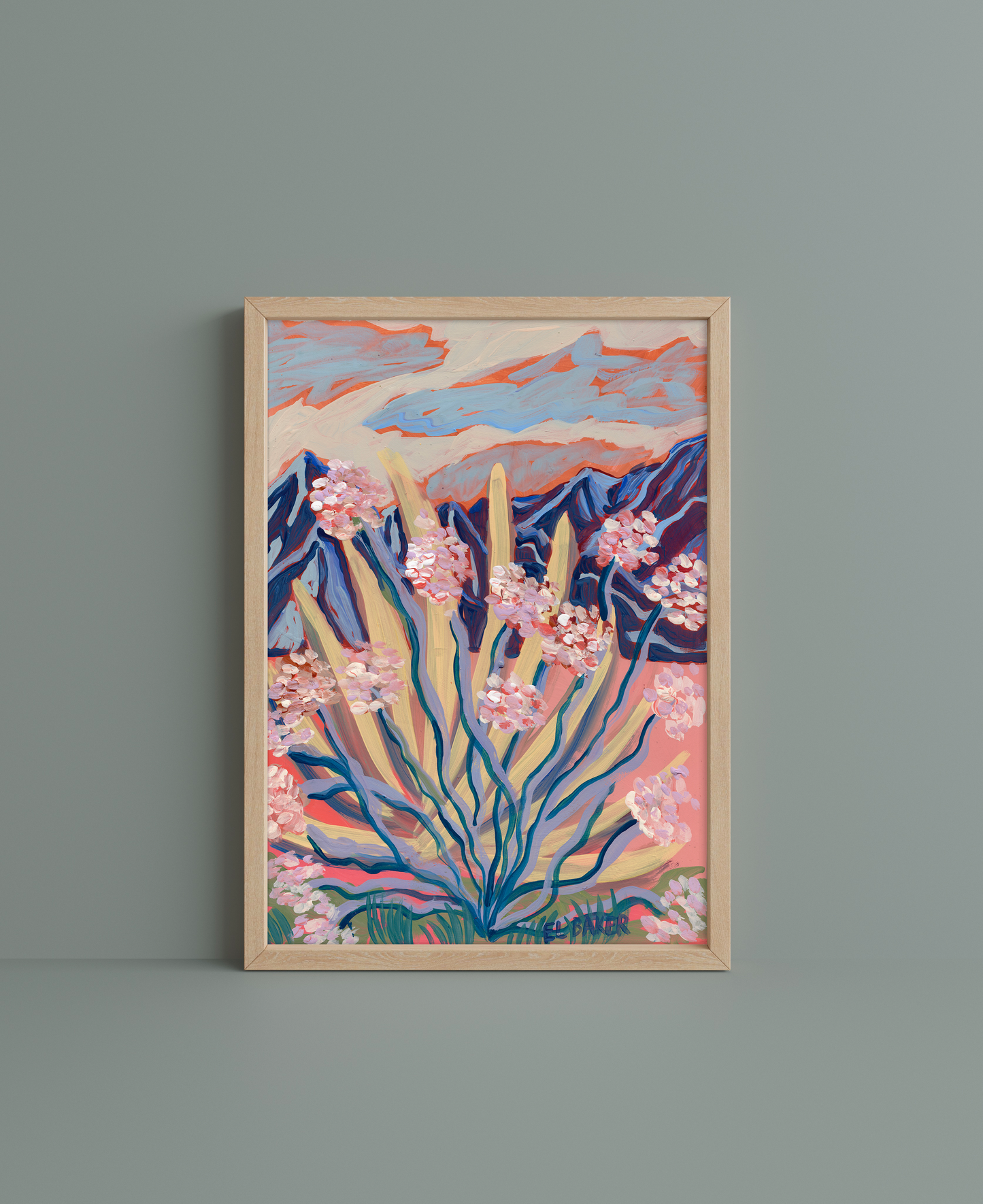 Abstract Desert Botanical