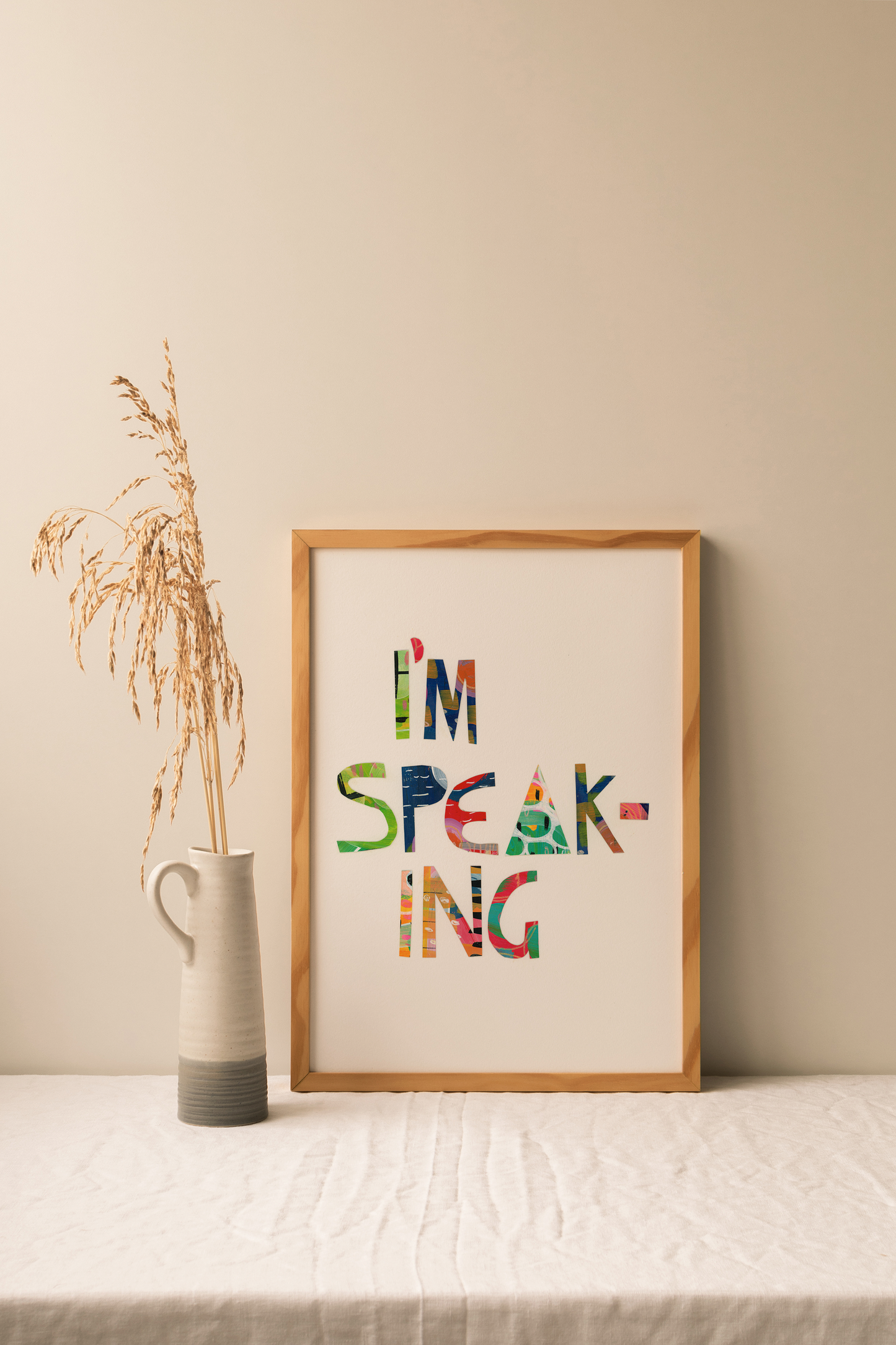 I'm Speaking