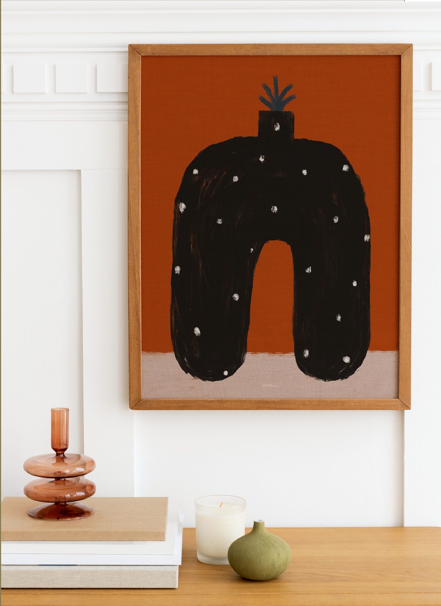 Vase with Polka Dots