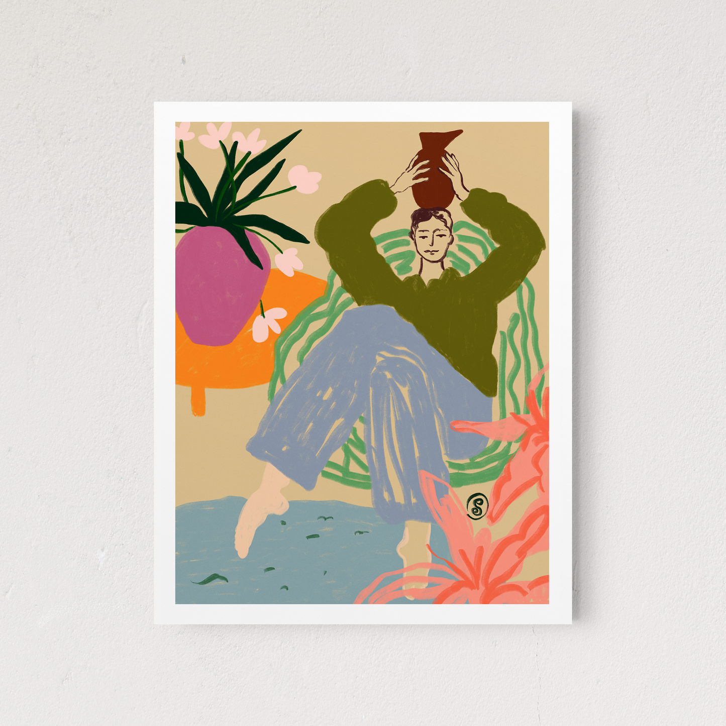 Woman With Vessel