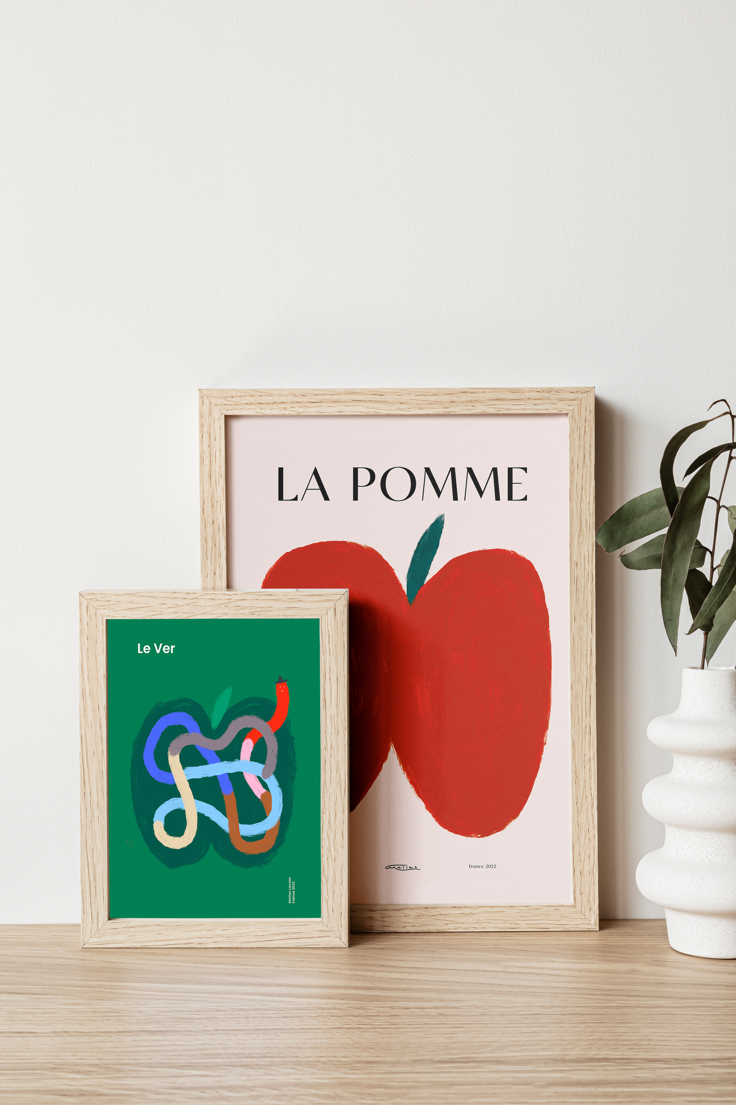 The Worm and the Apple