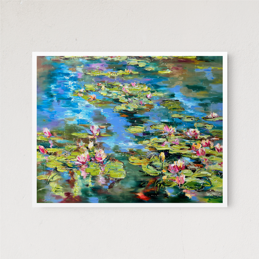 Blooming Water Lillies