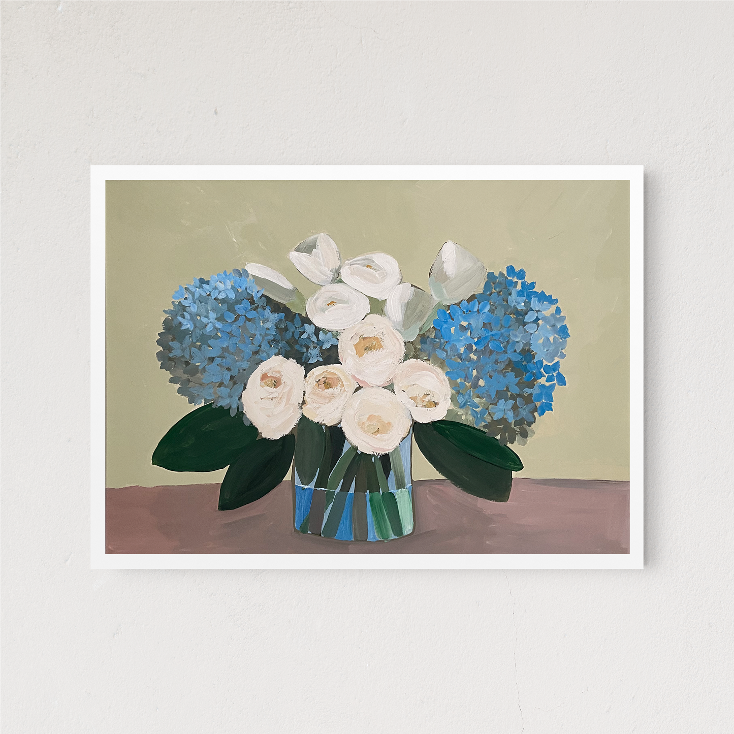 Horizontal Hydrangeas