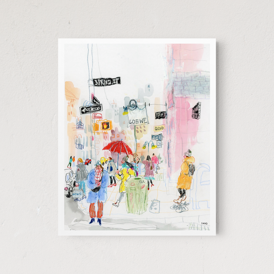 A Rainy Day in Soho
