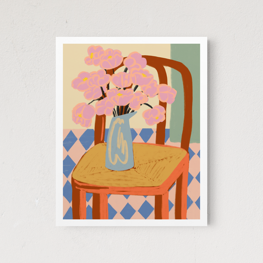 Flowers On A Chair
