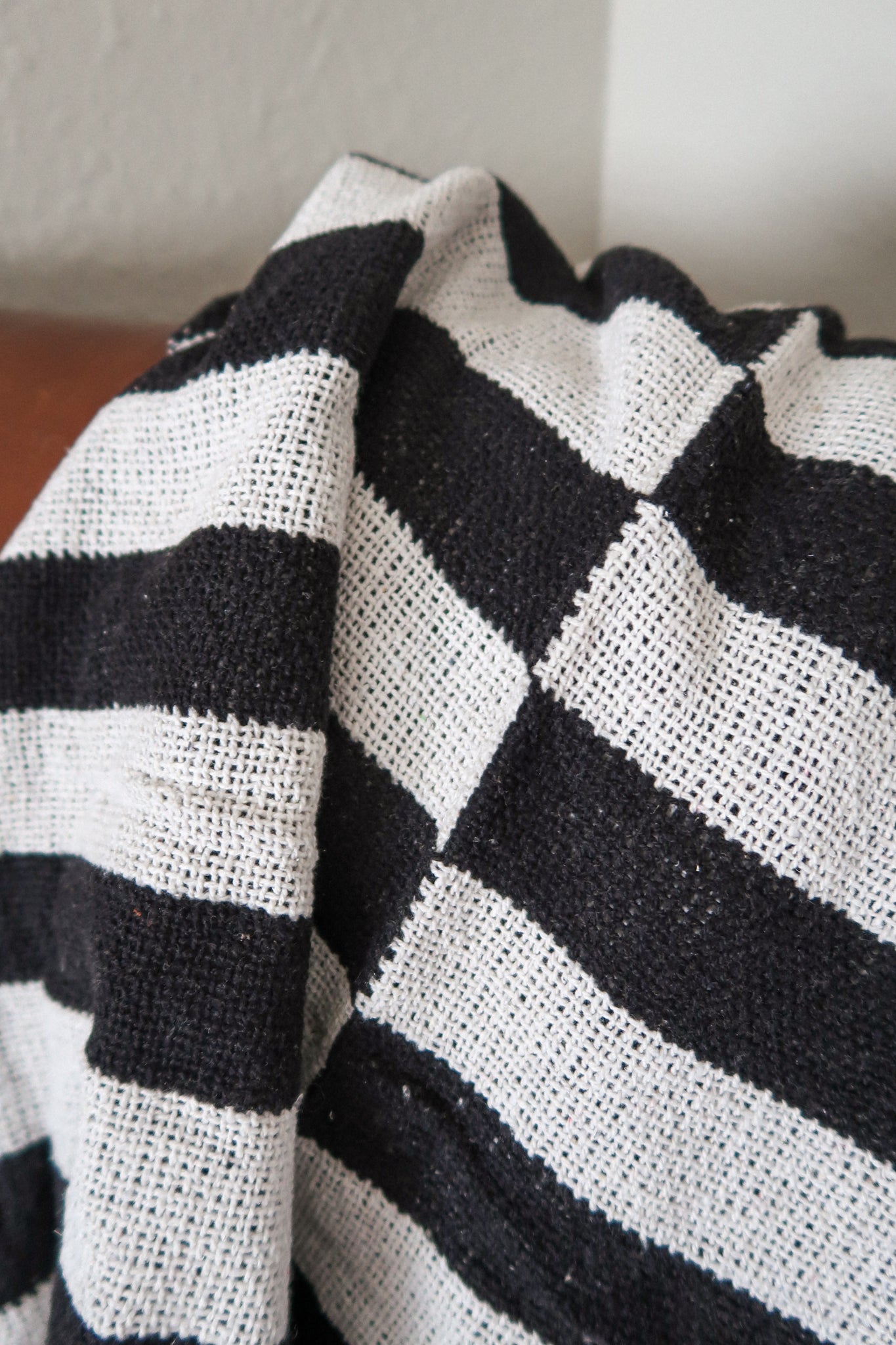 Black + White Throw Blanket